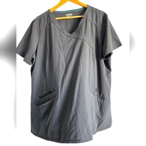 Scrubstar Charcoal Performance Scrub Top Size XL
